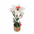 Lily — Wooden Flower Kit, 70 Pieces